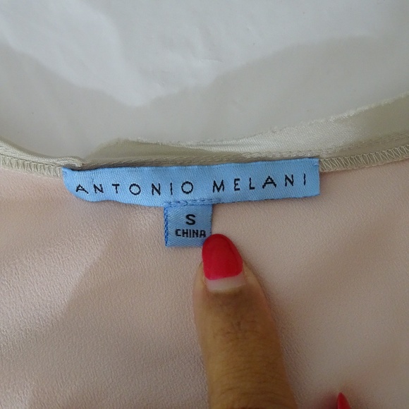 Antonio Melani Ruffle Front Tank Top Shell Size S - Picture 4 of 6